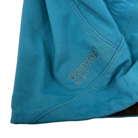 Outdoor Research Softshell Fleece Lined Jacket Teal Blue L - Picture 3 of 8